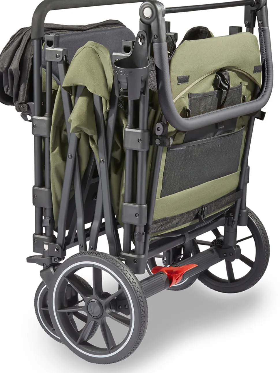 Larktale Caravan Quad (4 Seater) Stroller Wagon - Byron Black