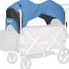 Larktale Caravan Stroller Wagon Canopy Set of 2 - Freshwater Blue