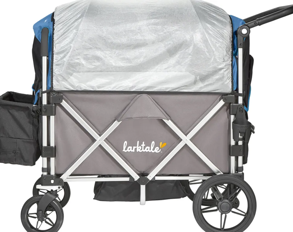 Larktale Caravan Stroller Wagon Canopy Set of 2 - Freshwater Blue