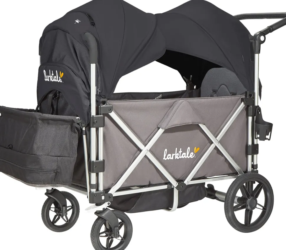 Larktale Caravan Stroller Wagon Complete - Mornington Gray/Byron Black