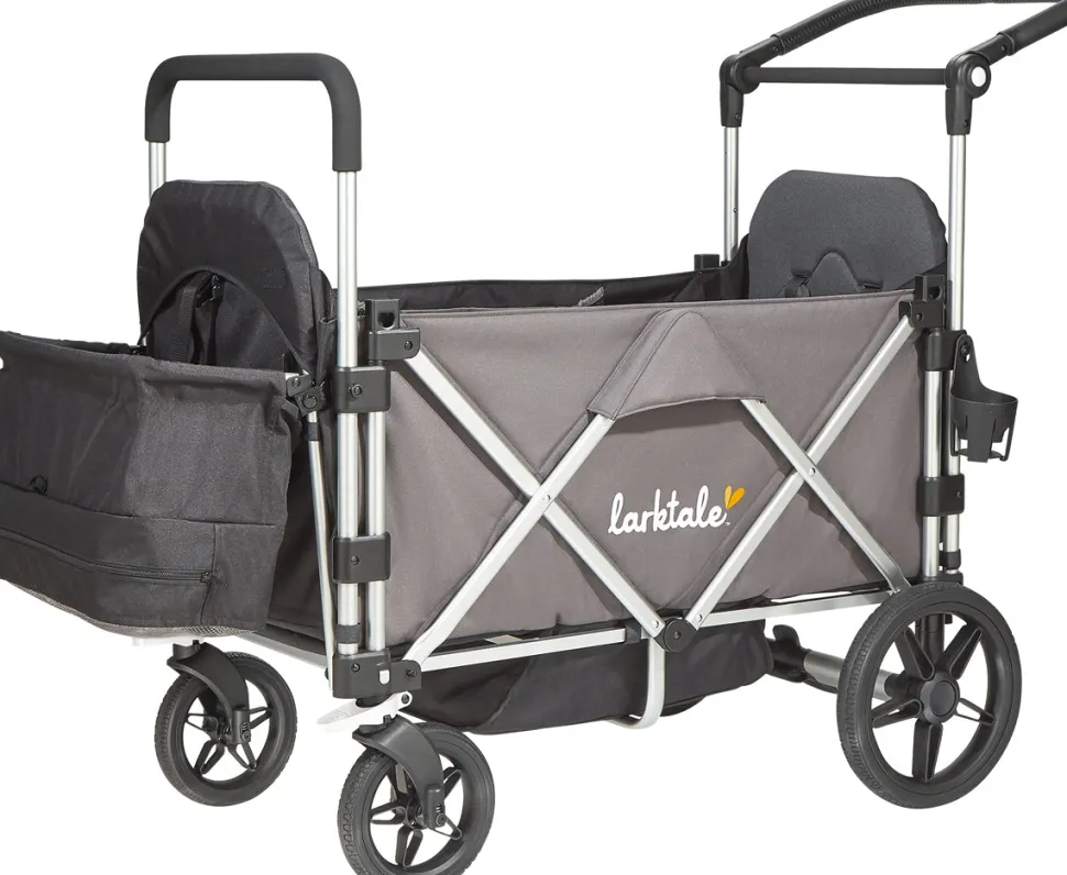 Larktale Caravan Stroller Wagon Complete - Mornington Gray/Byron Black
