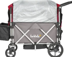 Larktale Caravan Stroller Wagon Canopy Set of 2 - Barossa Red