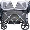 Larktale Caravan Stroller Wagon Summer Canopy Set - Nightcliff Stone