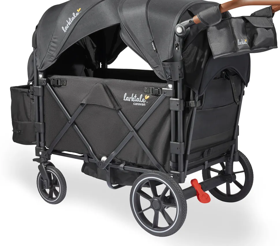 Larktale Caravan V3 (2 Seater) Stroller Wagon - Byron Black