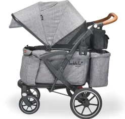 Larktale Sprout Single-to-Double Stroller Wagon - Byron Black