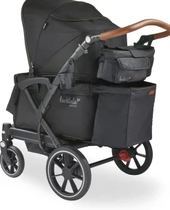 Larktale Sprout V2 Single-to-Double Stroller Wagon - Byron Black
