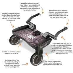Lascal BuggyBoard Maxi - Rainbow Splash