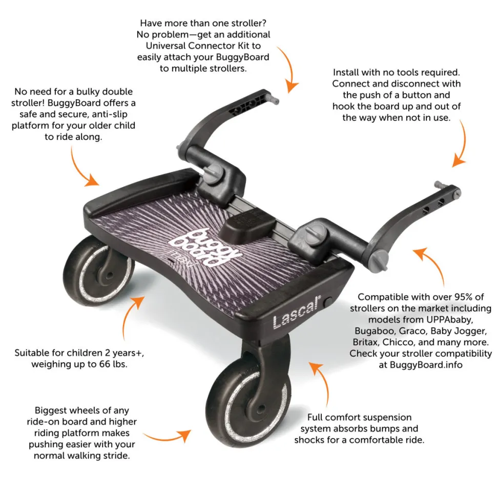 Lascal BuggyBoard Maxi in Black