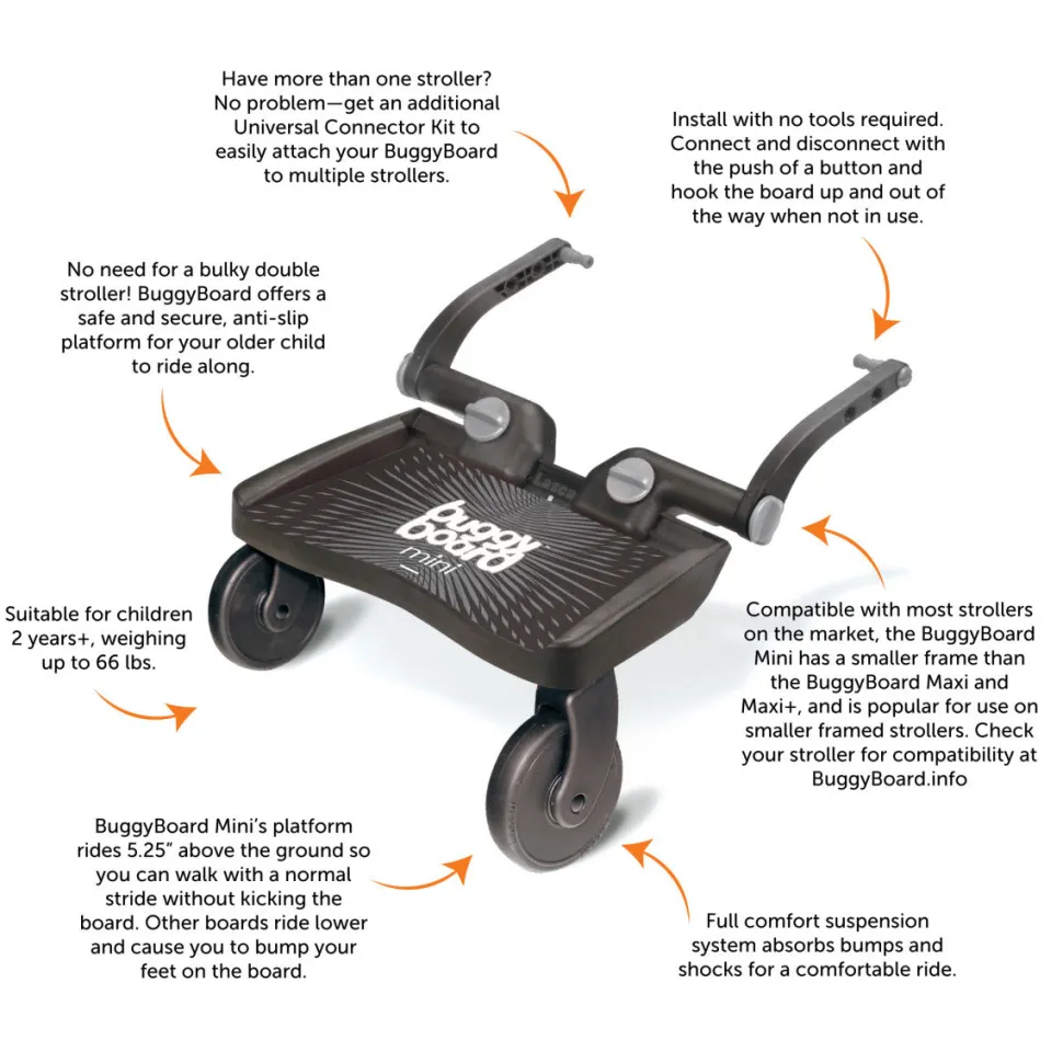 Lascal BuggyBoard Mini - Black