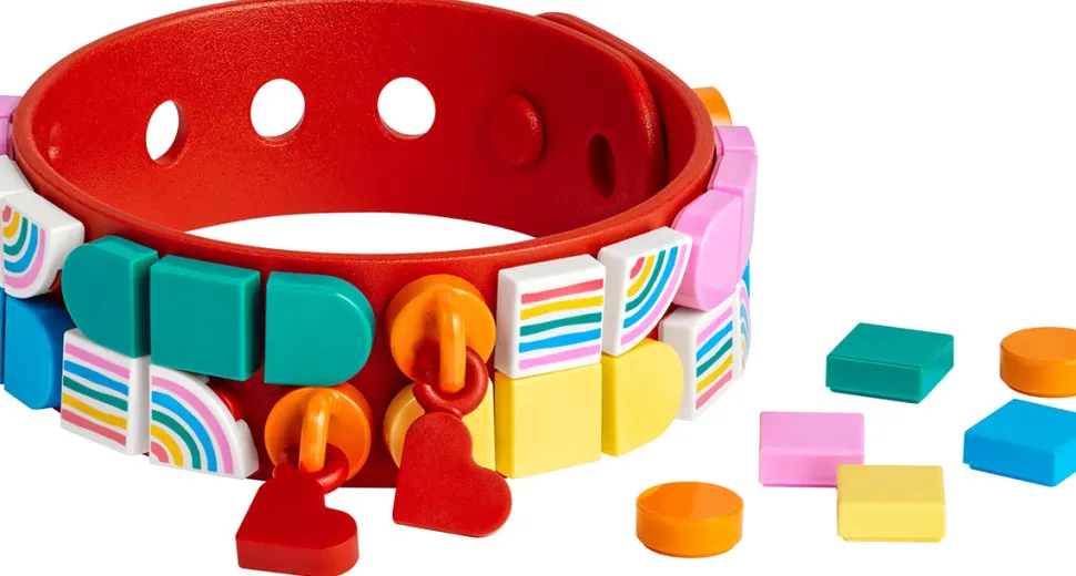 LEGO Dots Rainbow Bracelet with Charms