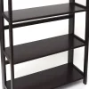 Lipper International Kids 3-Shelf Folding Bookcase - Espresso