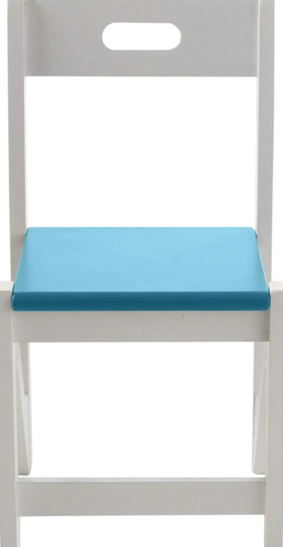Lipper International Kids' ZigZag Stacking Chairs, Set of 2 - Turquoise