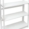 Lipper International Kids 3-Shelf Folding Bookcase - White