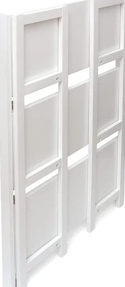 Lipper International Kids 3-Shelf Folding Bookcase - White
