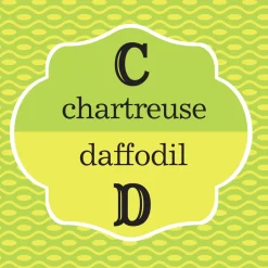 Little Concepts: ABC Color: Apricot, Burgundy & Chartreuse