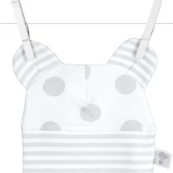 Little Giraffe Lollipop Cap in Silver - 0 to 6 Months