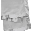 Little Giraffe Velvet Deluxe Baby Blanket - Silver