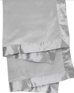 Little Giraffe Velvet Deluxe Baby Blanket - Silver