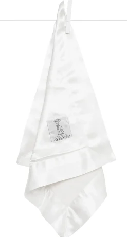 Little Giraffe Velvet Deluxe Blanky - Cream