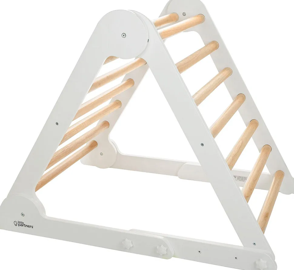 Little Partners Learn N Climb Triangle - Soft White / Natural (Unassembled)