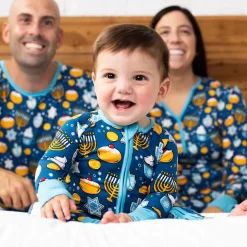 Little Sleepies Bamboo Viscose Zippy - Hanukkah Sweets, 3 - 6 months