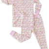 Little Sleepies Two-Piece Bamboo Viscose Pajama Set - Pastel Rainbows, 2T