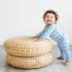 Little Sleepies Two-Piece Bamboo Viscose Pajama Set - Blue Rainbows, 18 - 24 months