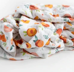 Little Unicorn Cotton Muslin Big Kid Quilt - Georgia Peach