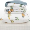 Little Unicorn Cotton Muslin Toddler Bedding 3 Piece Set - Work Trucks