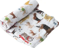 Little Unicorn Cotton Muslin Swaddle - Woof