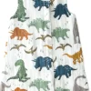 Little Unicorn Cotton Muslin Sleep Bag, Small - Dino Friends
