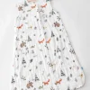 Little Unicorn Cotton Muslin Sleep Bag, Small - Forest Friends
