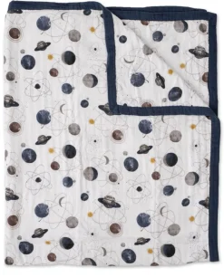 Little Unicorn Cotton Muslin Big Kid Quilt - Planetary