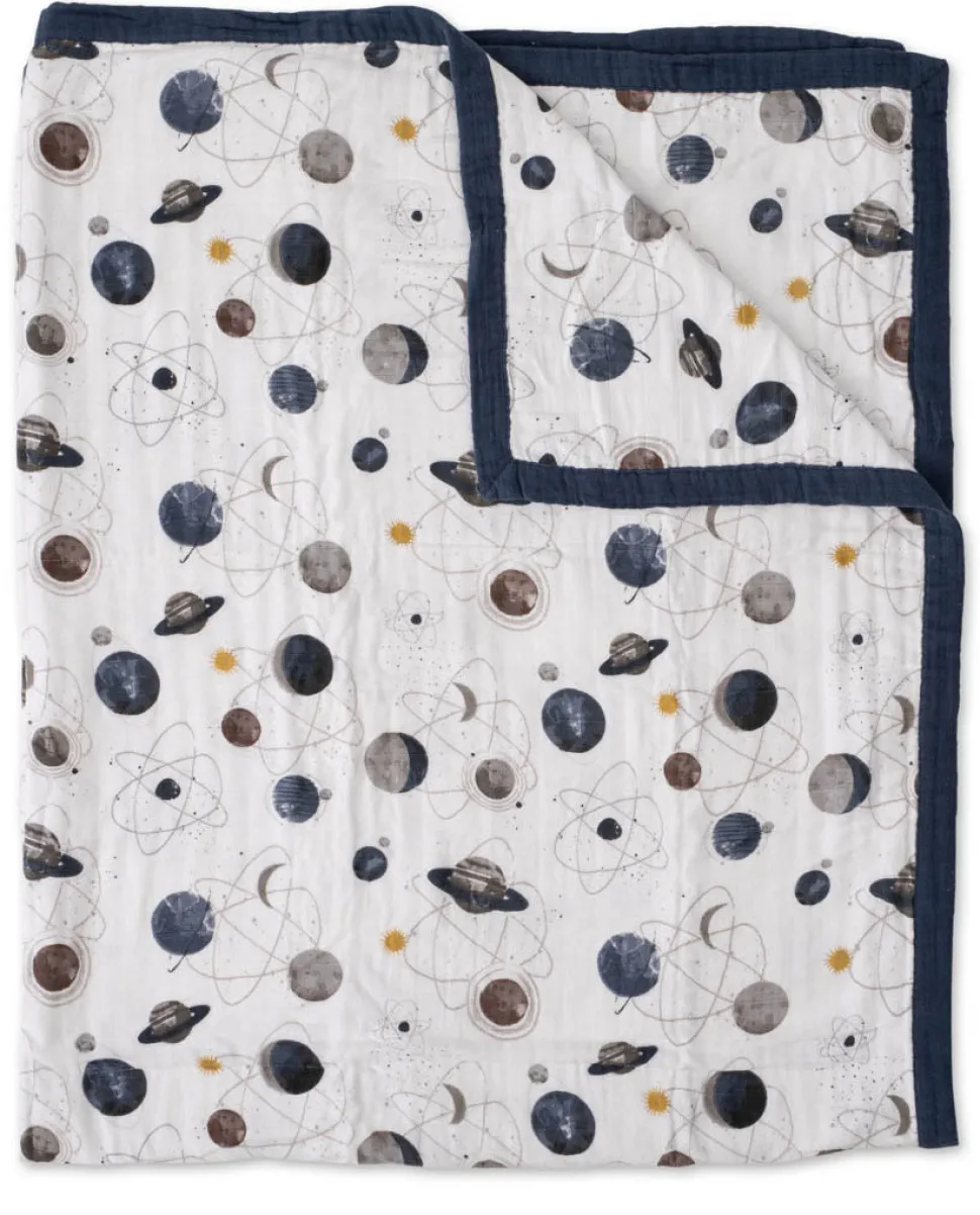 Little Unicorn Cotton Muslin Big Kid Quilt - Planetary