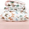 Little Unicorn Cotton Muslin Toddler Bedding 3 Piece Set - Butterflies