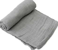 Little Unicorn Cotton Muslin Swaddle - Nickel