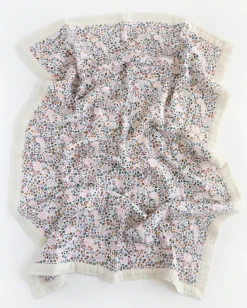 Little Unicorn Cotton Muslin Baby Quilt - Pressed Petals