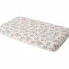 Little Unicorn Cotton Muslin Fitted Crib Sheet - Watercolor Roses