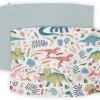 Little Unicorn Cotton Muslin Toddler Pillowcase, 2 Pack - Boho Dino