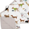 Little Unicorn Cotton Muslin Burp Cloth 2 Pack - Woof