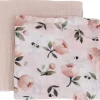 Little Unicorn Organic Cotton Muslin Swaddle Blanket 2 Pack - Watercolor Floret
