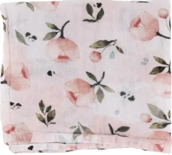Little Unicorn Organic Cotton Muslin Swaddle Blanket 2 Pack - Watercolor Floret