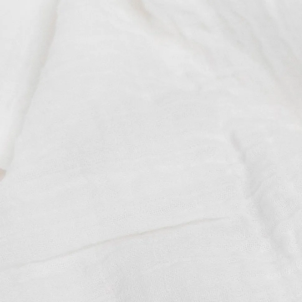 Little Unicorn Organic Cotton Muslin Swaddle Blanket - White