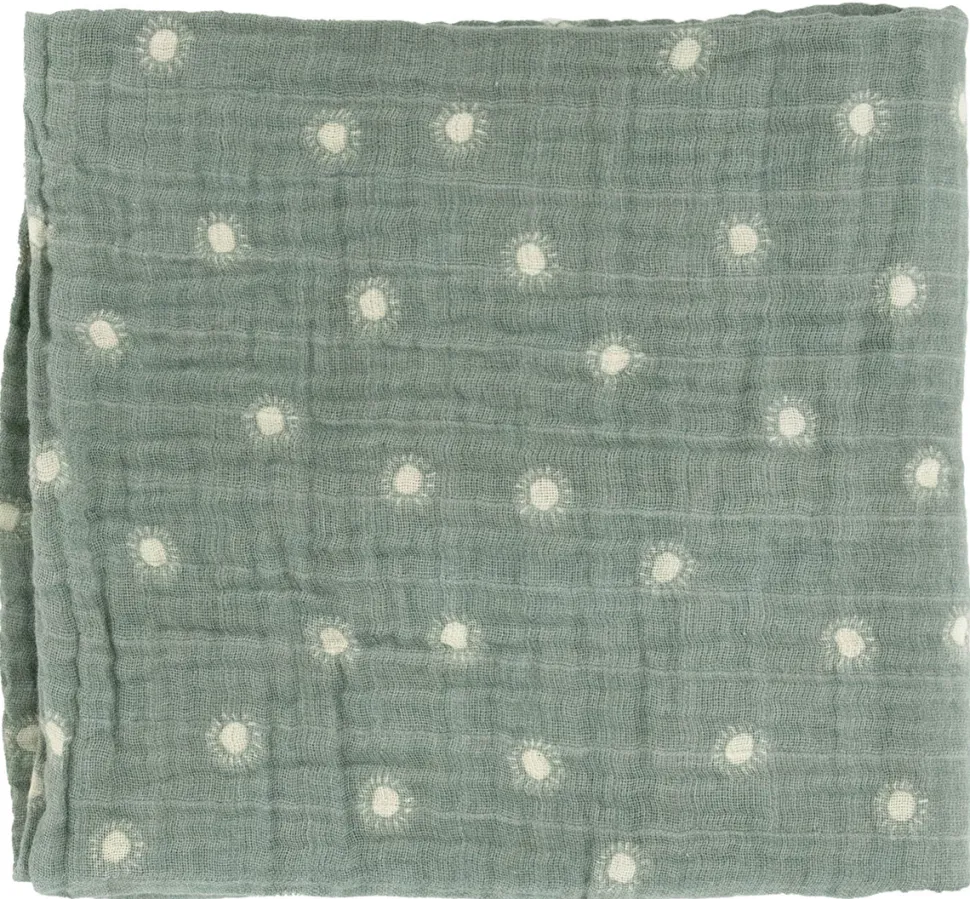 Little Unicorn Organic Cotton Muslin Swaddle Blanket 2 Pack - Sage Suns
