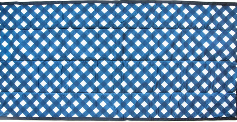 Little Unicorn Outdoor Blanket 5 x 10 - Navy Plaid