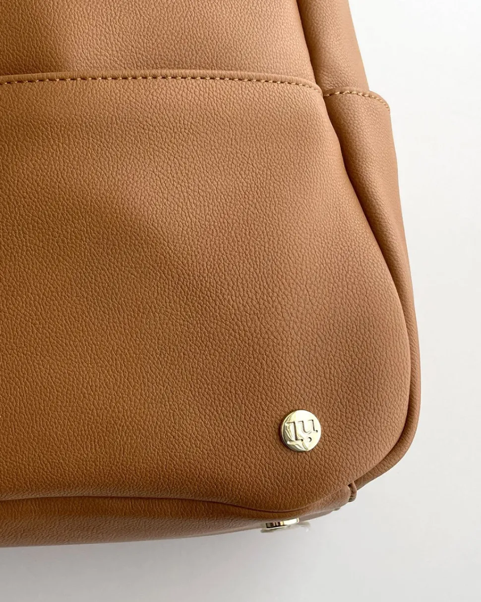 Little Unicorn Skyline Backpack - Cognac/Gold