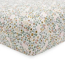 Little Unicorn Stretch Knit Crib Sheet - Pressed Petals