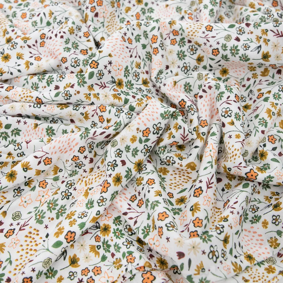 Little Unicorn Stretch Knit Swaddle Blanket - Pressed Petals