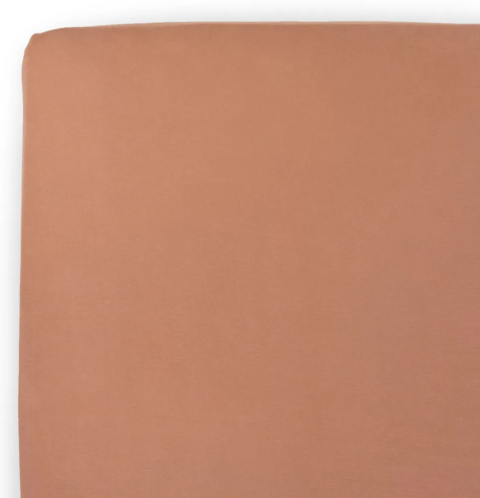 Little Unicorn Stretch Knit Crib Sheet - Terracotta