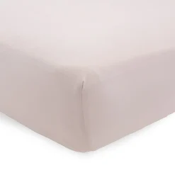 Little Unicorn Stretch Knit Crib Sheet - Soft Blush